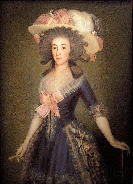 Francisco de Goya Maria Josefa de la Soledad, Countess of Benavente, Duchess of Osuna Norge oil painting art